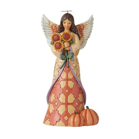 Harvest Angel with Sunflowers