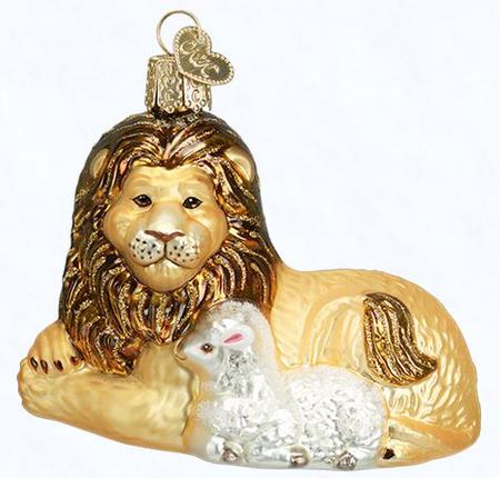 Lion & Lamb Ornament