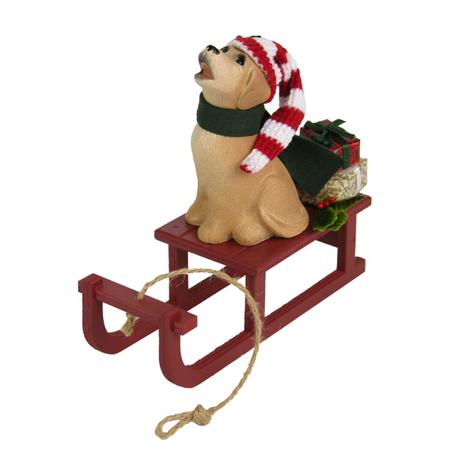 Dog with Sled