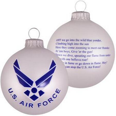 Air Force Logo & Hymn Ornament
