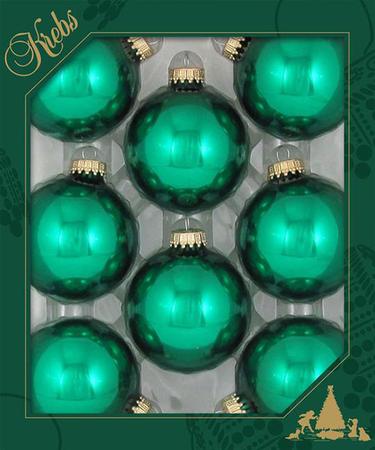 Ball Ornament - Green - 2.5