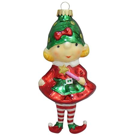 Elf Girl with Hat Ornament