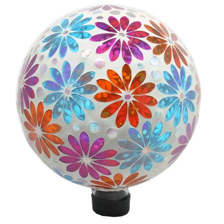 Colorful Flower Glass Globe 10