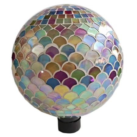 Opal Mermaid Glass Globe 10