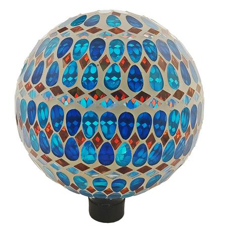 Geometric Glass Globe Turquoise 10