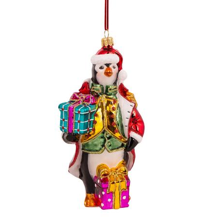 Penguin w/Gifts Ornament