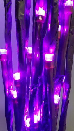 Twigs Set of 3 Purple LED