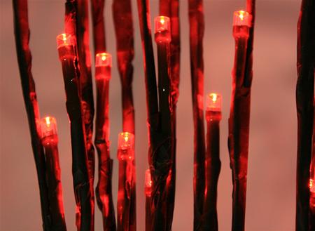 Twigs Set of 3 Red LED