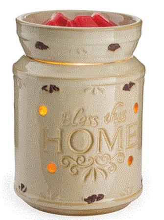 Fragrance Warmer - Cream - Bless This Home