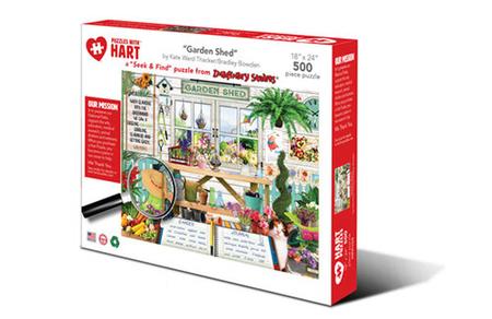 Seek and Find Garden Shed 500pc Puzzle