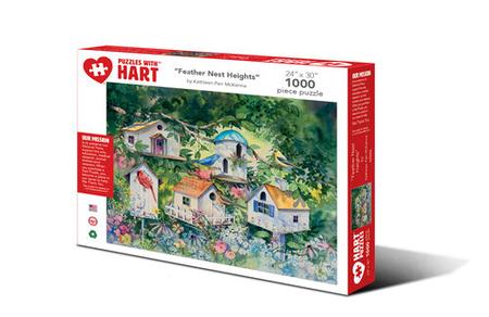 Feather Nest Heights 1000pc Puzzle